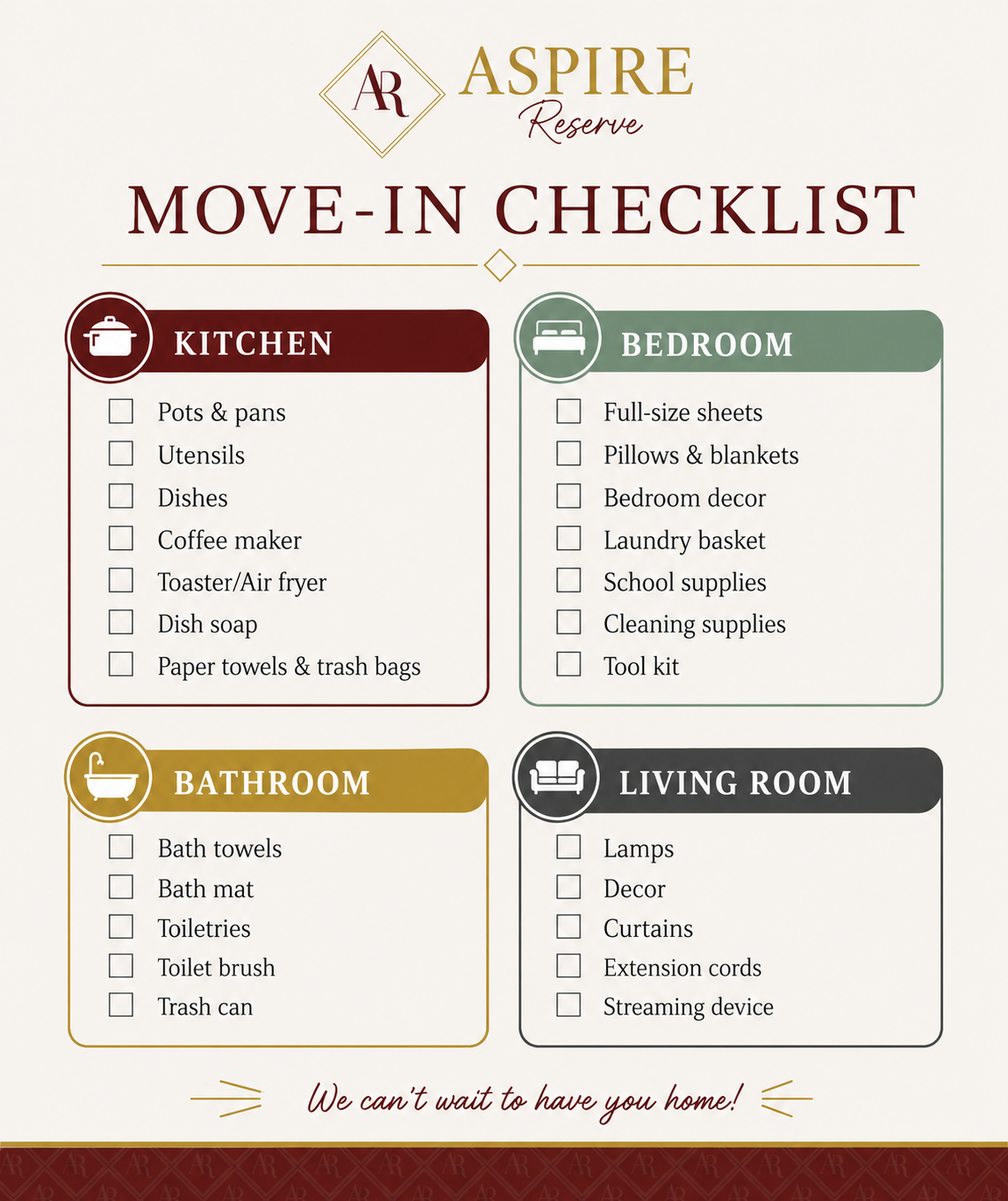 Move-In Essentials Image 1 Move-In Essentials Image 1