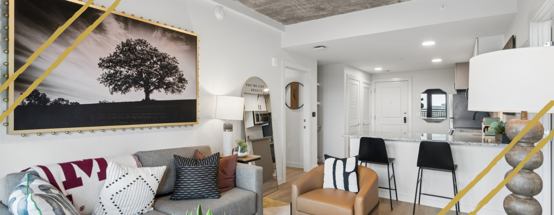 Aspire Reserve Student Living in College Station: Interior Living Room