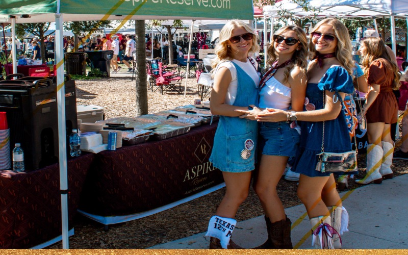 Aspire Reserve Luxury Student Living in College Station: TAMU students at event